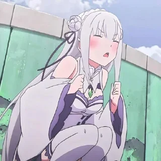 Ре зеро @anime_sticks