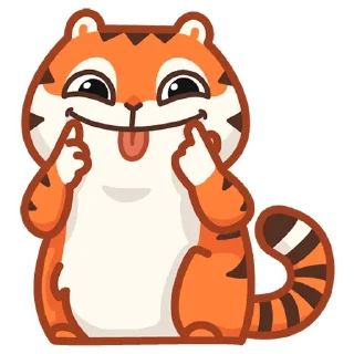 Тигрёнок Персик (@TgSticker)