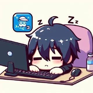😴