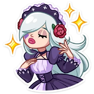 Тёмная Леди • @TgSticker