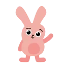 Pink Rabbit @stickersb2b