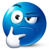 Blue Emoji