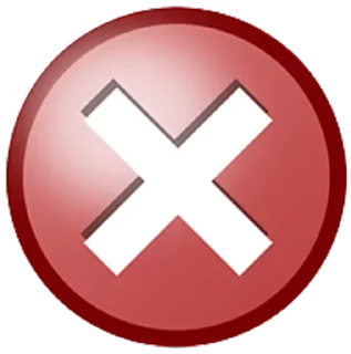 ❌