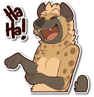 little Hyena @stickersb2b