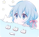 Light Blue Girl :: @line_stickers