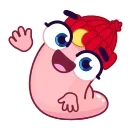 Wormy :: @AuthorStickers