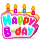 B-Day Candle @ADstickers