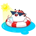 Рыба Кои @TgSticker