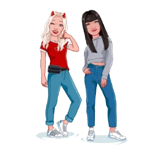 👭