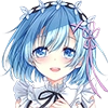 Rem из Re:Zero by @Juliette_stickers