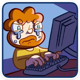 😭
