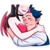 Дьявол и Дьяволица; @stickersvk18 + @yooshi69