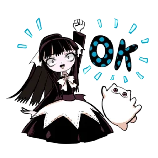 Флора-тян - @tg_sticks
