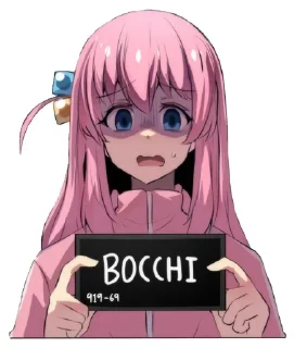 Bocchi-chan @Anak_kucing_stiker