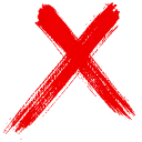 ❌