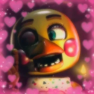 Toy Chica @FNaFStickersss :: @fStikBot
