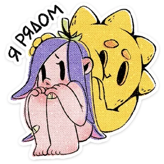 Санни и Лилли от @TgSticker