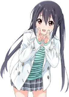 Azusa Nakano @Anak_kucing_stiker