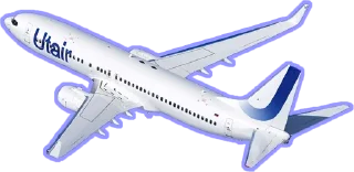 Stickers from Utair's fan