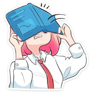 Лера без надписей @stickers_vk