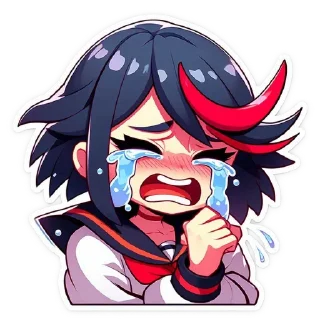 Ryuko Matoi by Ai × @NeuralStickers
