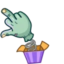 Zombie Hand @stickersb2b