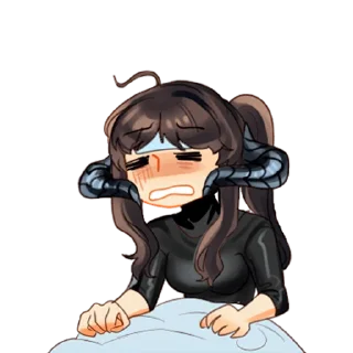 😪