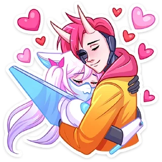 Сонна и Рюдзи • @TgSticker