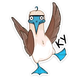 Олуша @stickerdom