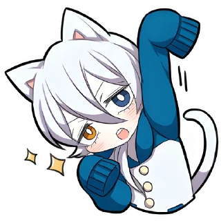 Белый котёнок 3 @Nyasticks