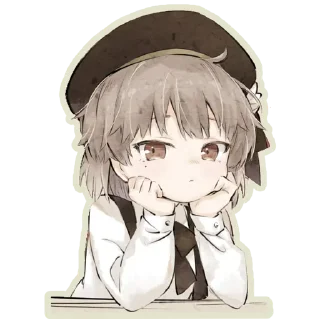 Hatoba Tsugu @Anak_kucing_stiker
