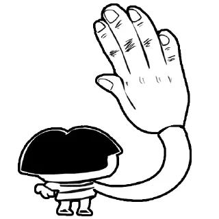 ✋