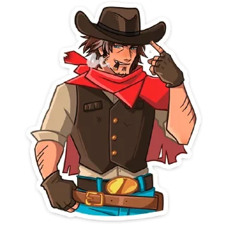 Джон и Хуан @stickers_vk