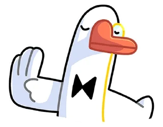 @tgsticker Гусь - за мат кусь без надписей!