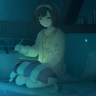 😪