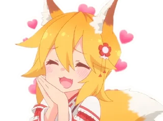 Sewayaki Kitsune no Senko-san @stickermegapack