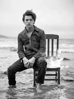 Tom Holland BW @stickersb2b