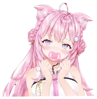 Hakui KOyOri (hololive) @Anak_kucing_stiker