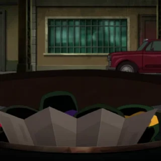 Batman vs. TMNT @flowwercat