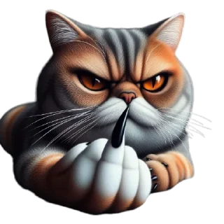 😾