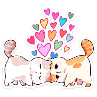 Йогурт и Фасолька @TgSticker