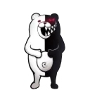 Monokuma Danganronpa stickers