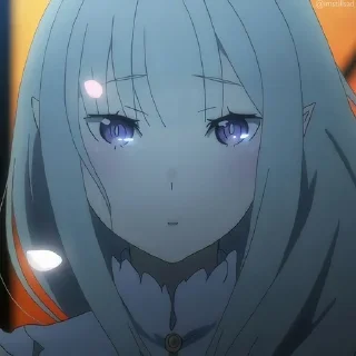 Ре зеро @anime_stickerr