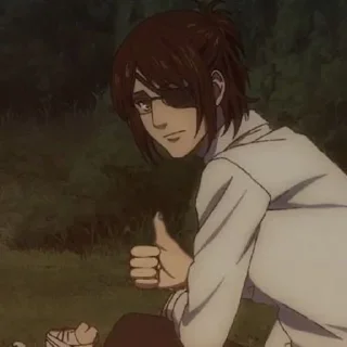 Ханджи @anime_stickerr