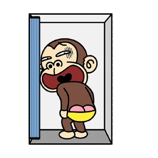 Monkey @stickerstgrm