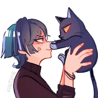 😾