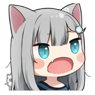 Неко-тян - @tg_sticks