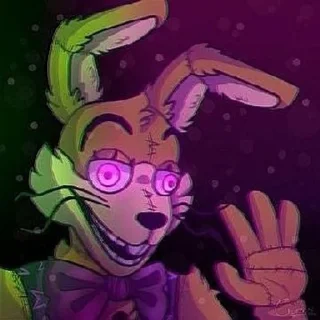 Glitchtrap @FNaFStickersss :: @fStikBot