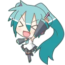 Hatsune Miku @Nekosticker