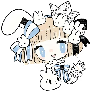 Принцесса и кролик @Nyasticks2